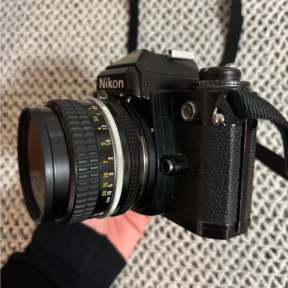 Nikon FE Camera with Nikkor 50mm f/1.8 Lens